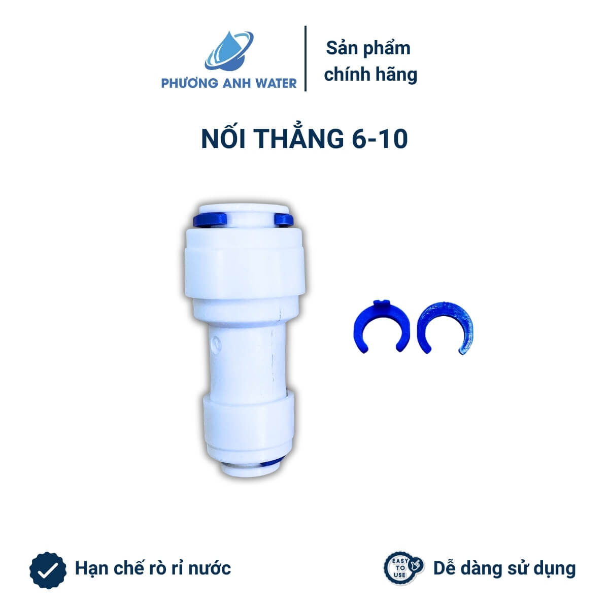 Cút chuyển nối nhanh dây 6 ra dây 10