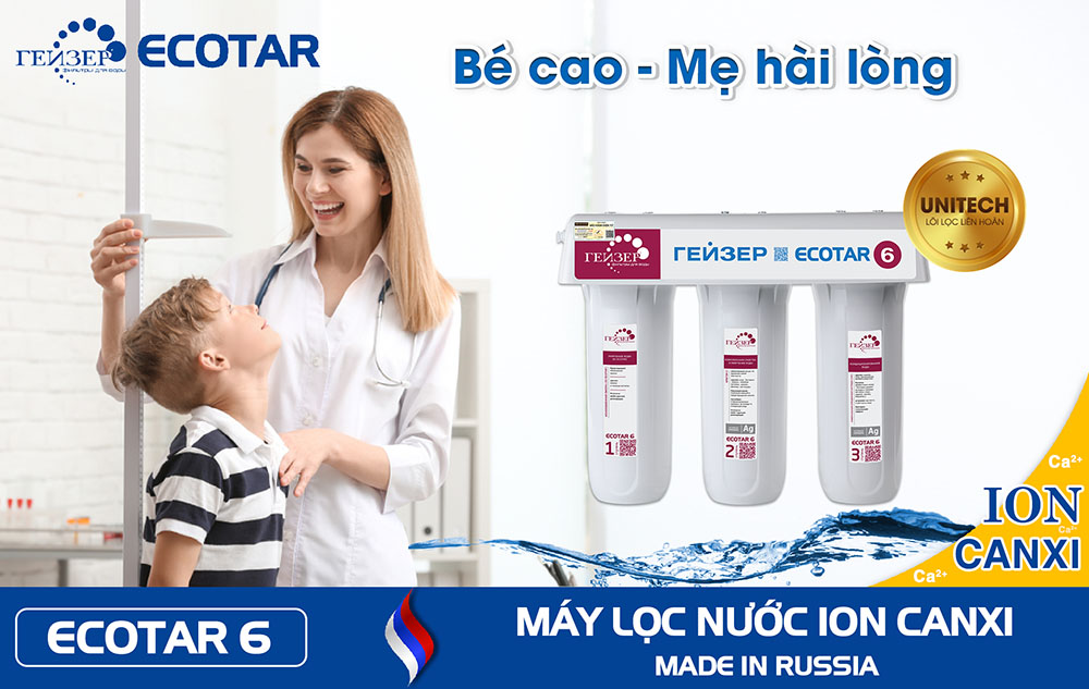 Máy lọc nước Nano Geyser Ecotar 6
