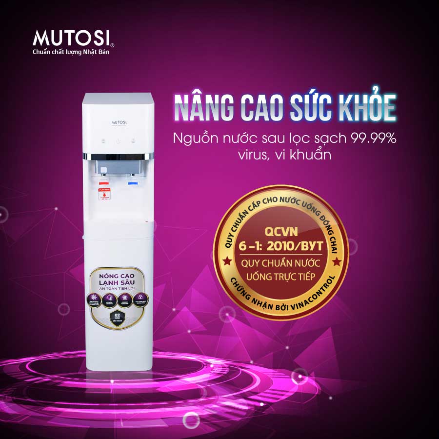 Cây nước nóng lạnh Mutosi MD-450RO