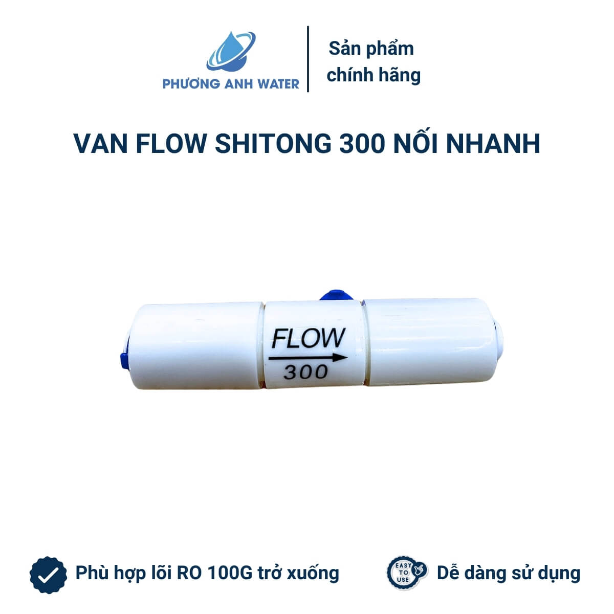 Van Flow SHITONG 300 xả nước thải cho máy lọc nước RO