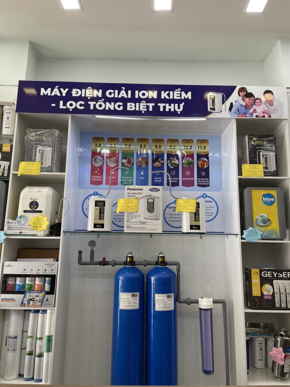 Hệ thống lọc tổng 2 cột Aqua-Rich Composite 1054