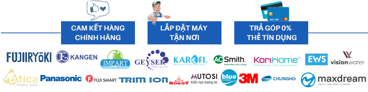 Thương hiệu máy lọc nước bán tại Phương Anh Water