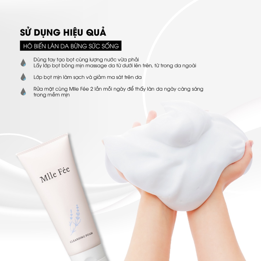 Sữa rửa mặt tạo bọt Peau Honnête MlleFée Cleansing Foam