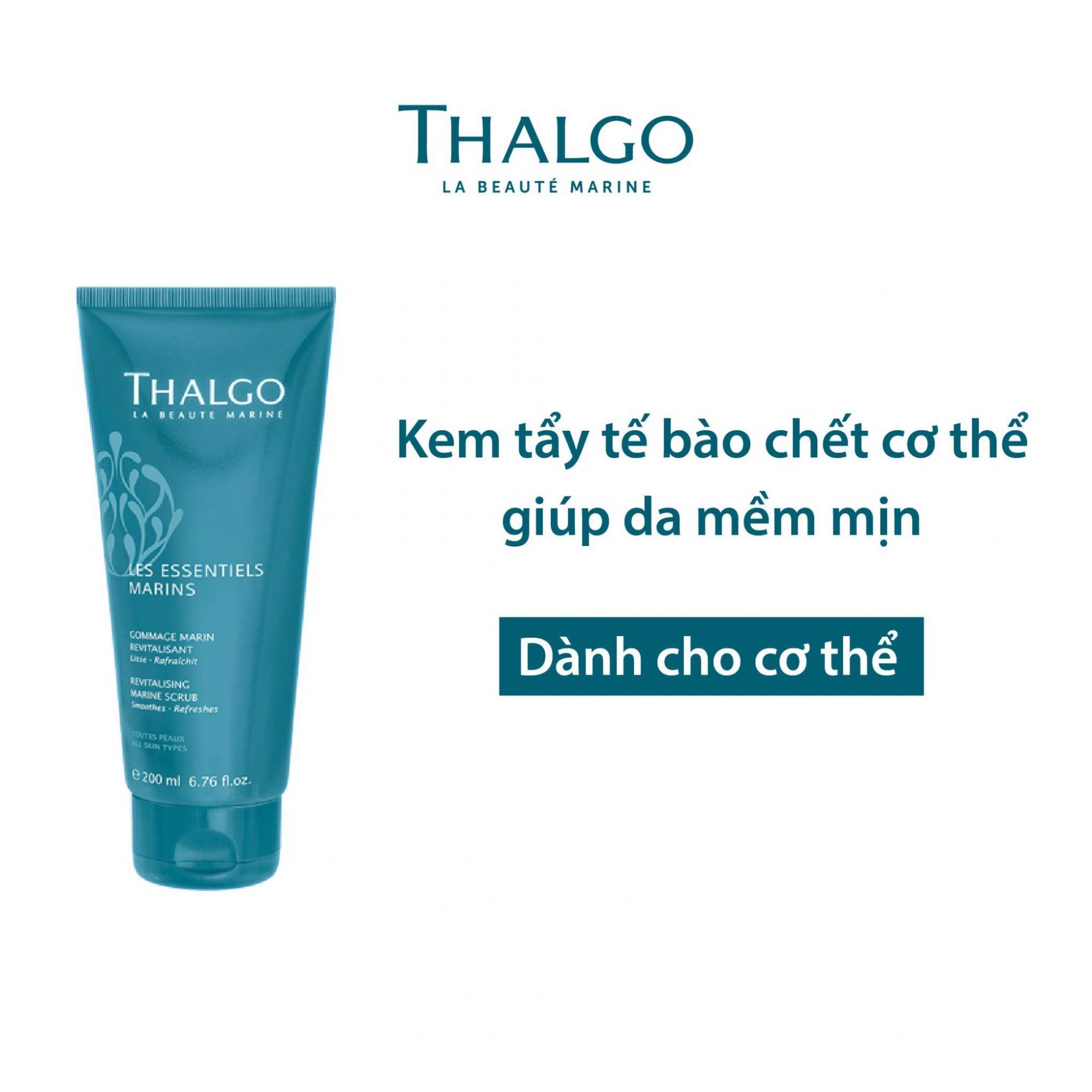 Kem tẩy tế bào chết cơ thể Thalgo Revitalizing Marine Scrub