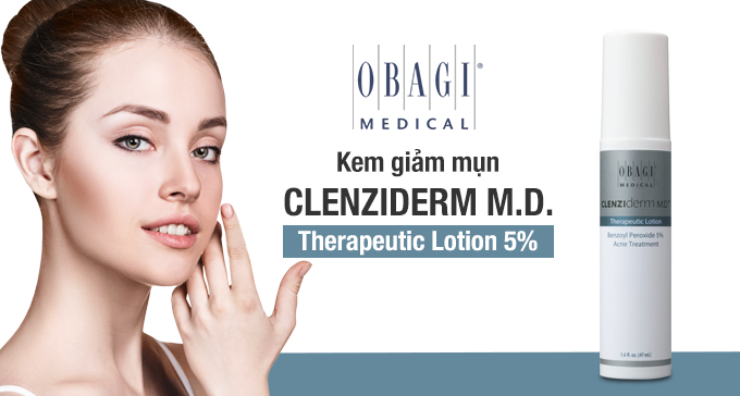 Kem giảm mụn Obagi CLENZIderm MD Therapeutic Lotion 5‰