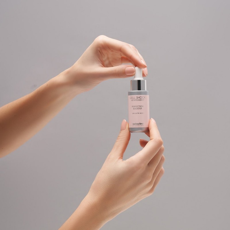 Booster tái tạo da và làm mờ các nếp nhăn Swissline Cell Shock Perfection Booster