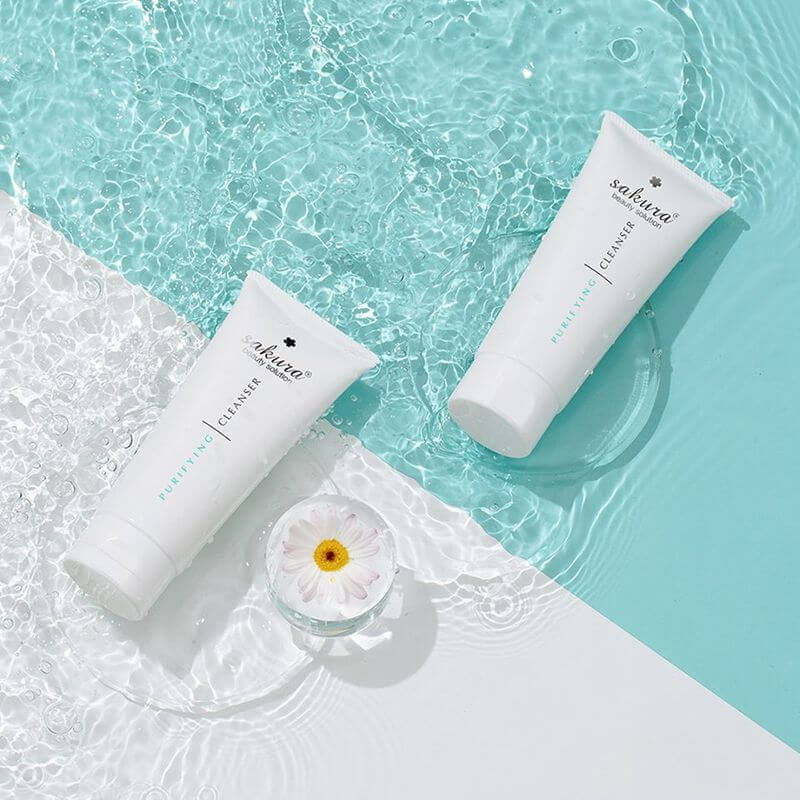 Sữa rửa mặt dành cho da dầu, mụn Sakura Purifying Cleanser | Sakurayama Beauty & Spa