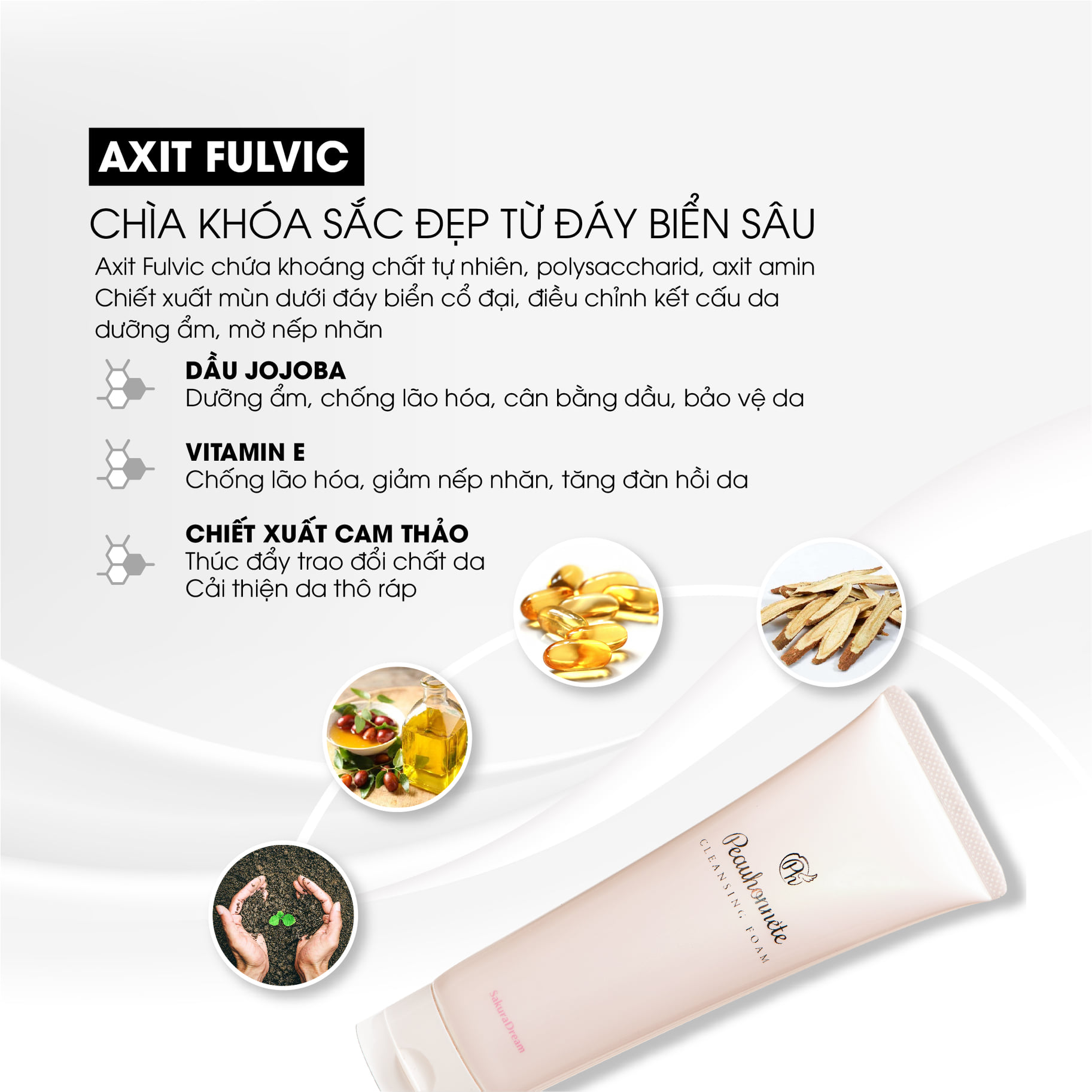 Sữa rửa mặt làm sạch sâu Peau Honnête Cleansing Foam