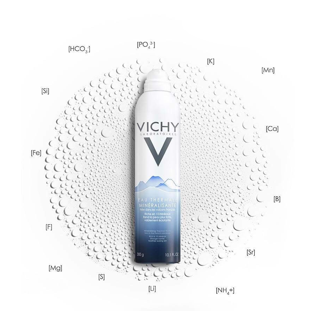 Nước xịt khoáng dưỡng da cấp ẩm và bảo vệ da Vichy Eau Thermale Mineralizing Thermal Water