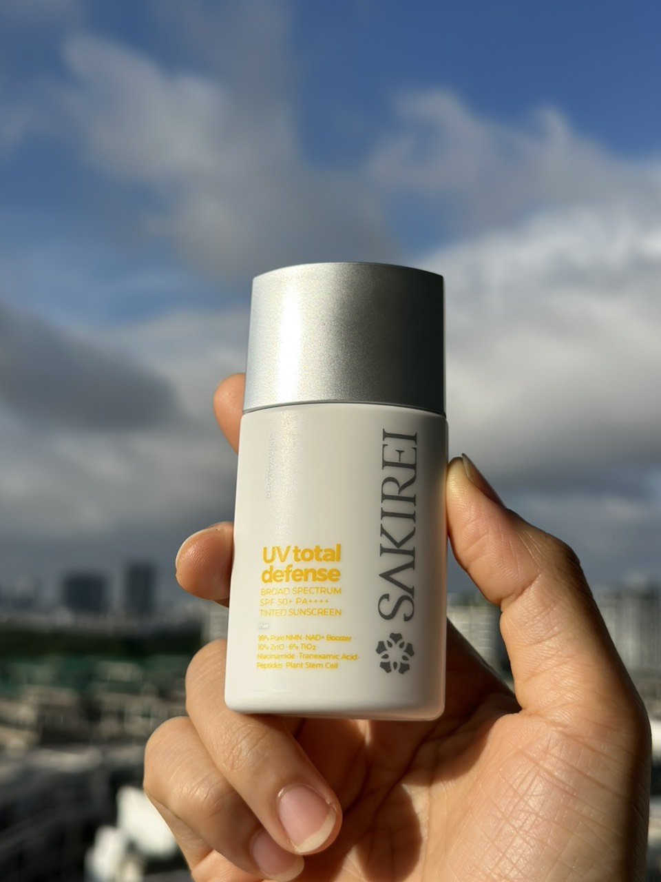 Sakirei UV Total Defense Broad Spectrum Tinted Sunscreen