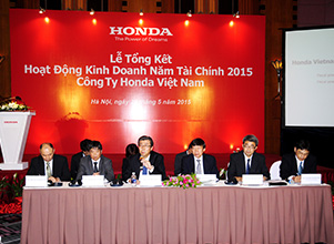 Tổng kết hoạt động năm tài chính 2015 và Kế hoạch phát triển năm tài chính 2016 Công ty Honda Việt Nam