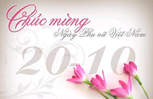 CHÚC MỪNG NGÀY PHỤ NỮ VIỆT NAM 20/10 !!! CHÚC MỪNG NGÀY PHỤ NỮ VIỆT NAM 20/10 !!!