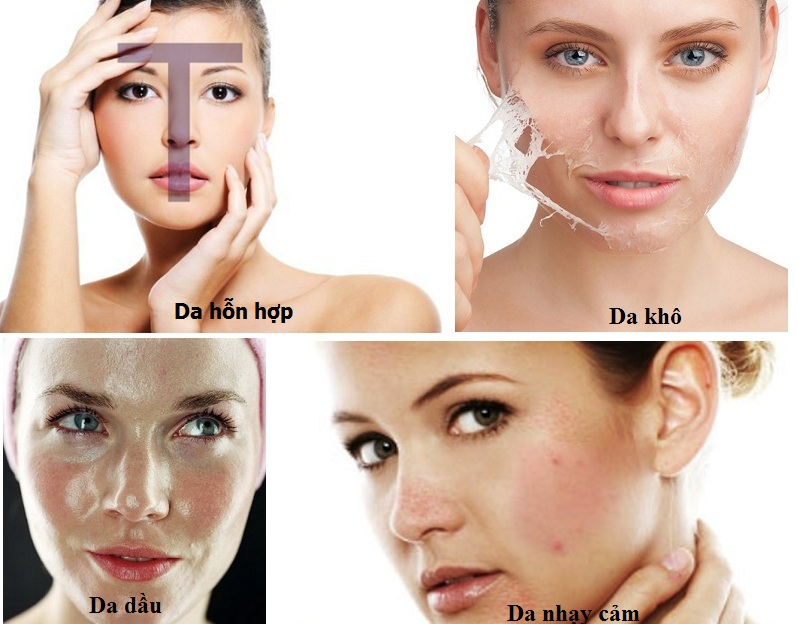 Phân biệt các loại da cơ bản Phân biệt các loại da cơ bản