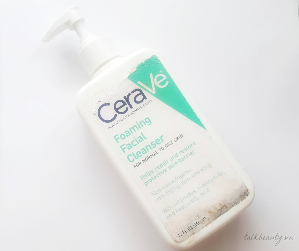 Review | Sữa rửa mặt Cerave – sữa rửa mặt cho da mụn siêu nhạy cảm