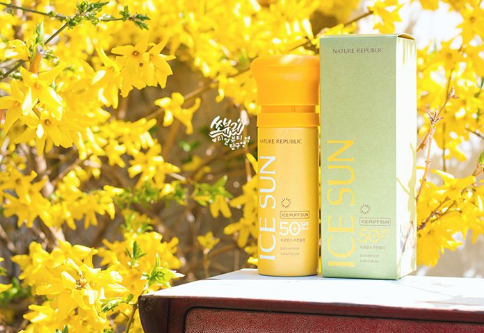 Review | Kem Chống Nắng Nature Republic Provence Calendula Ice Puff Sun SPF 50 PA+++