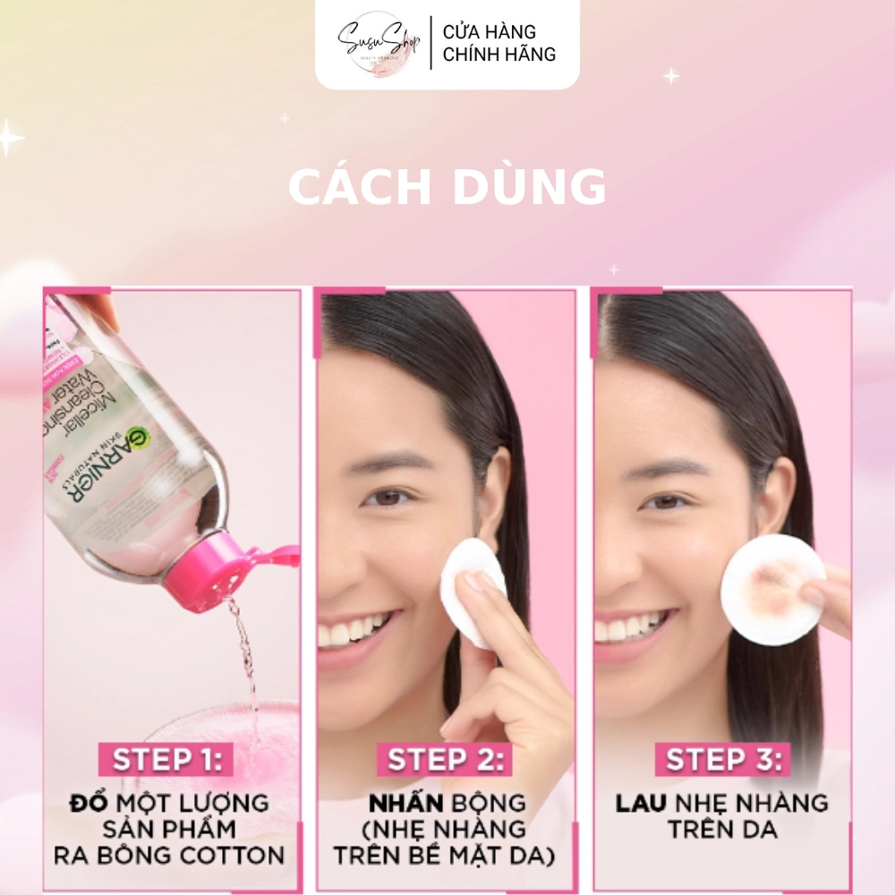 Nước tẩy trang Garnier