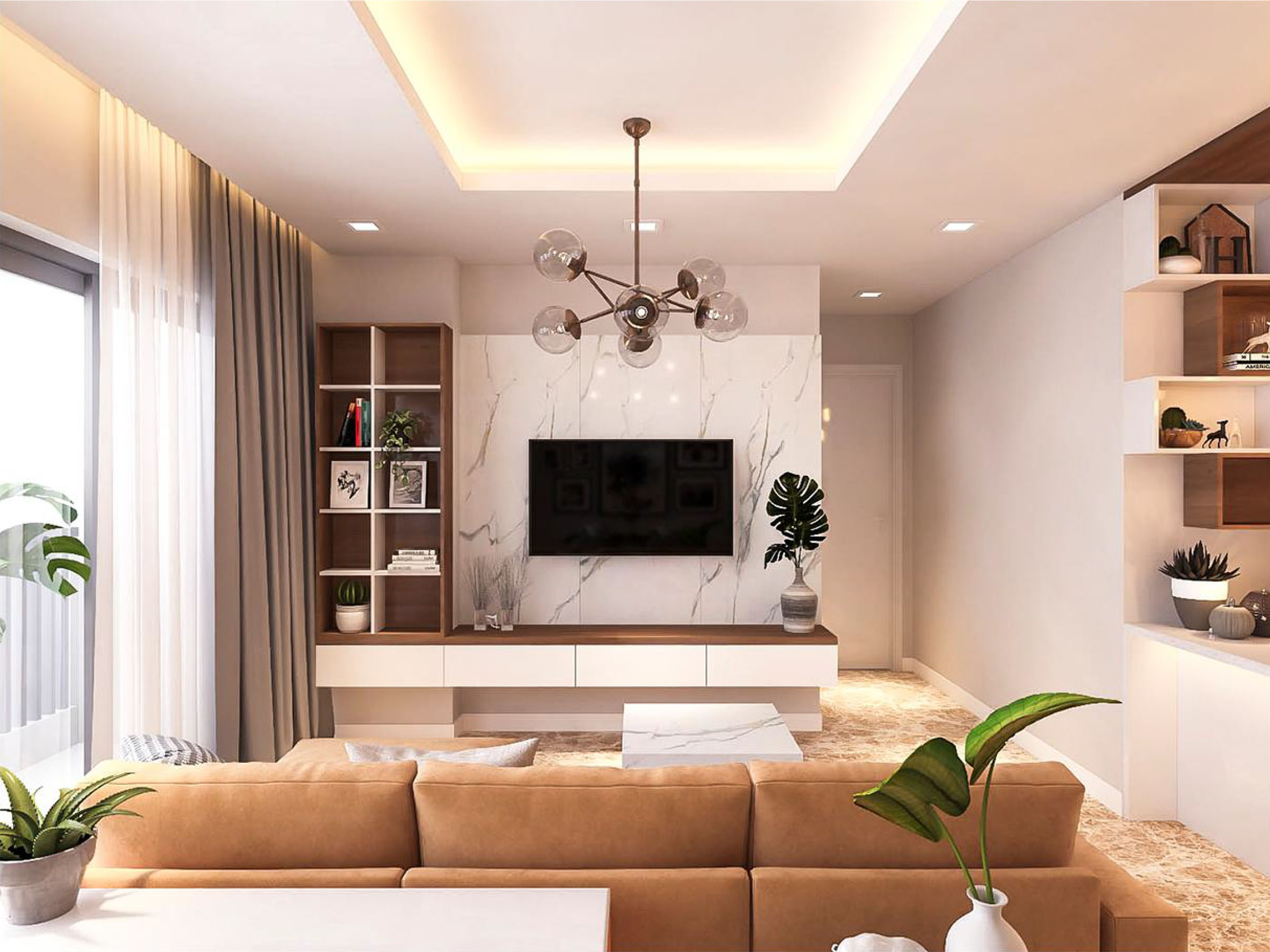 Thiết kế 3d nội thất căn hộ Vinhomes