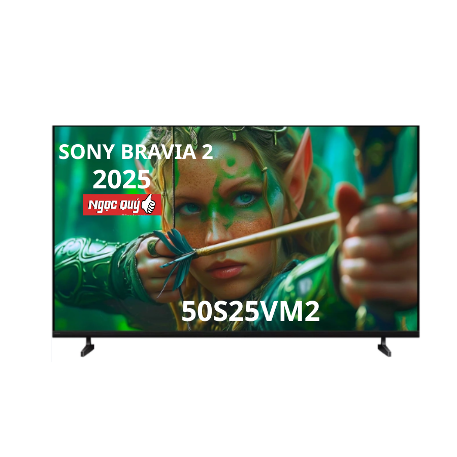 Google Tivi Sony K-50S25VM2 4K 50 inch Mới 100% Mẫu 2025
