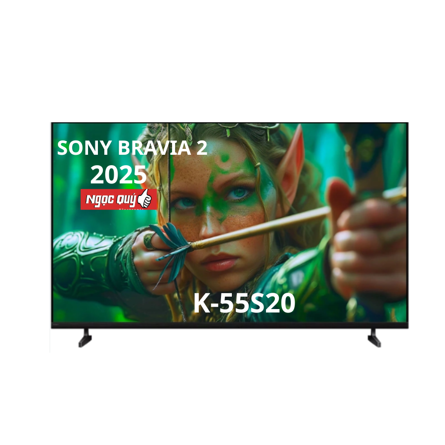   Smart Tivi Sony K-55S20 BRAVIA 2 II 55 inch 4K HDR Model 2025 Mới 100%