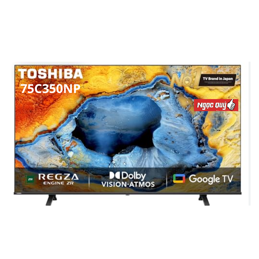Smart Tivi Toshiba 4K 75 Inch 75C350NP Mới 100%