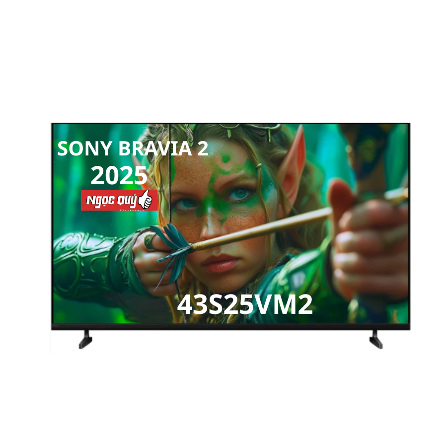 Google Tivi Sony K-43S25VM2 4K 43 Inch Mẫu 2025 Mới 100%