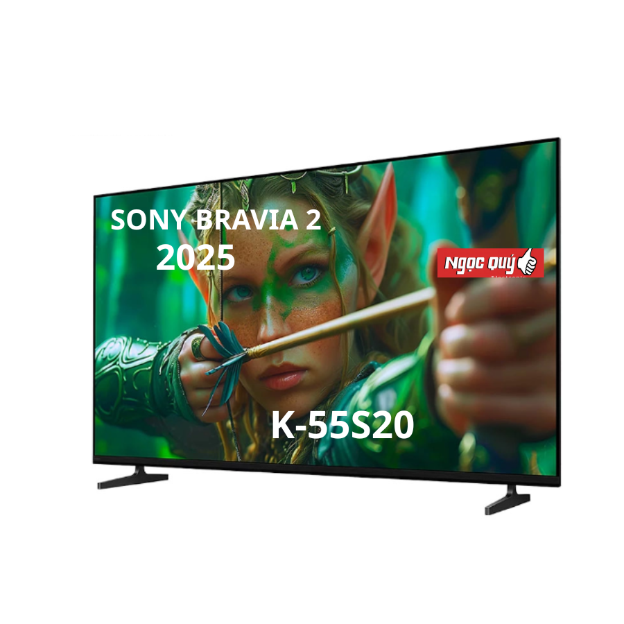 Smart Tivi Sony K-55S20 BRAVIA 2 II 55 inch 4K HDR Model 2025 Mới 100% Chính hãng