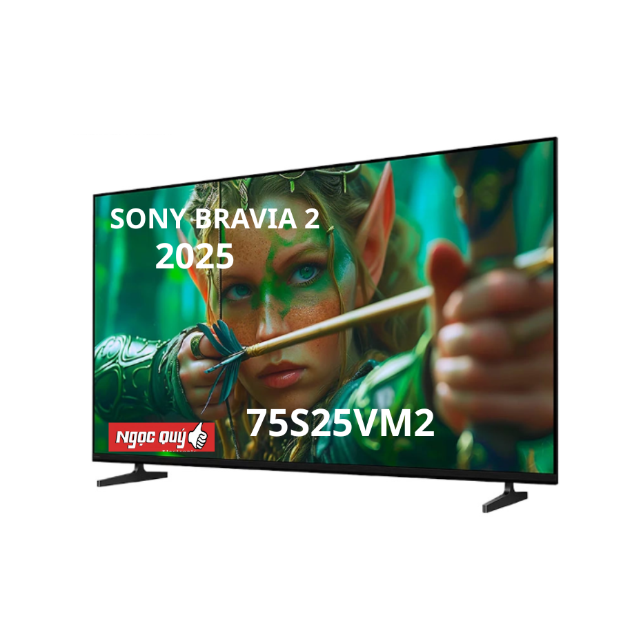 Google Tivi Sony K-75S25VM2 4K 75 Inch Mẫu 2025 Mới 100% Chính hãng