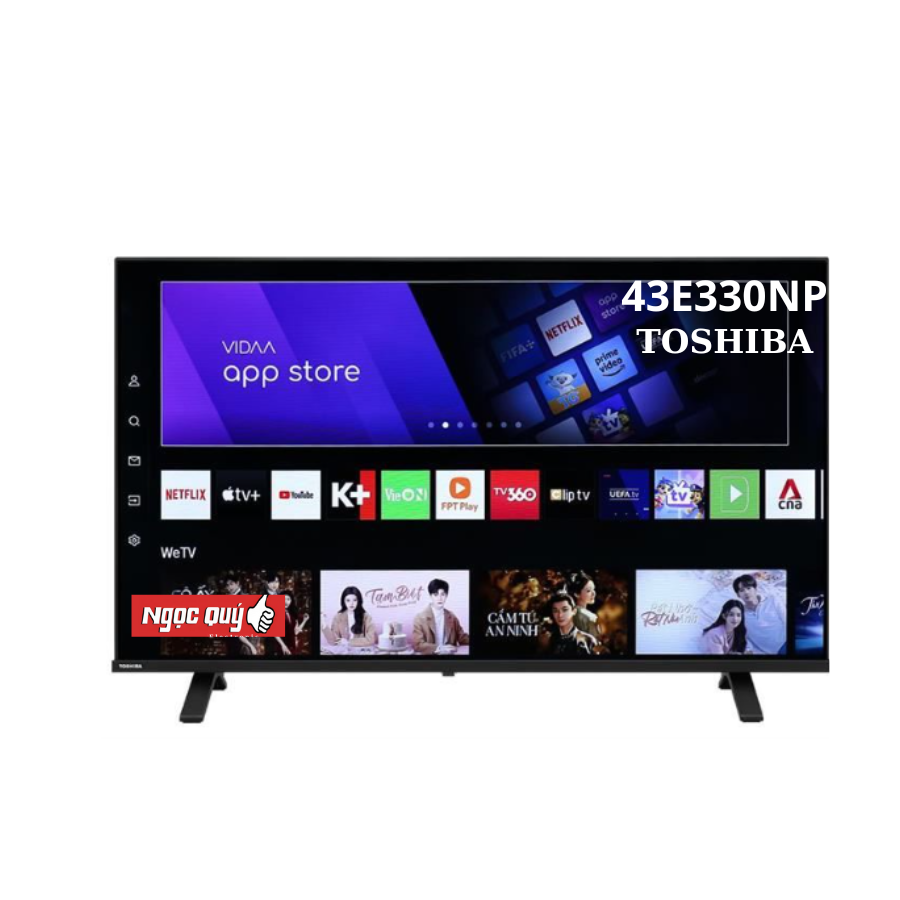 Smart Tivi Toshiba 4K 43 Inch 43E330NP Mới 100% Rẻ Nhất Hà Nội