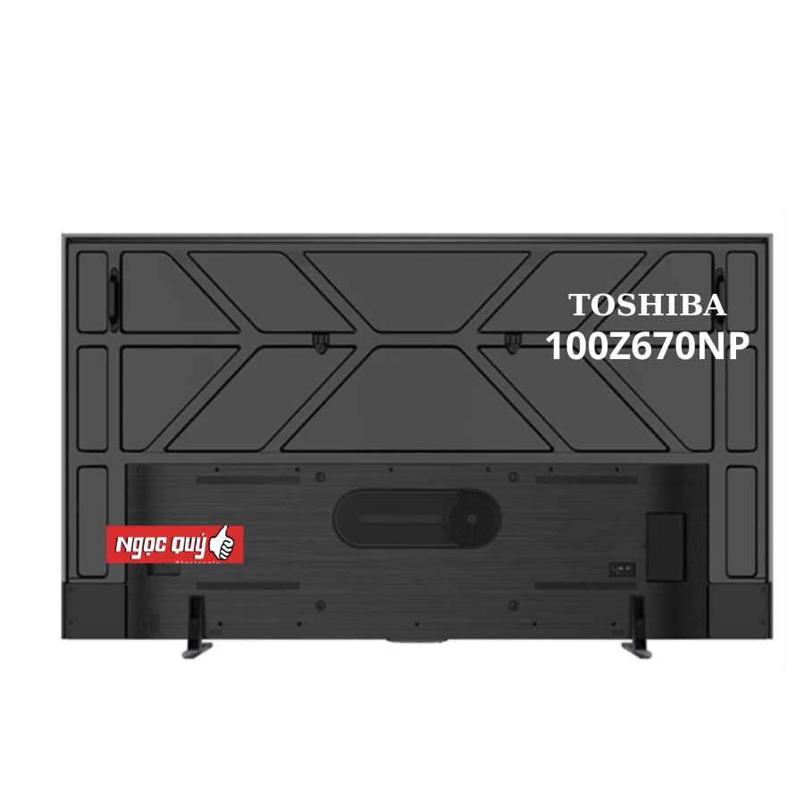 Smart Tivi QLED Toshiba AI 4K 100 inch 100Z670NP Mới 100%