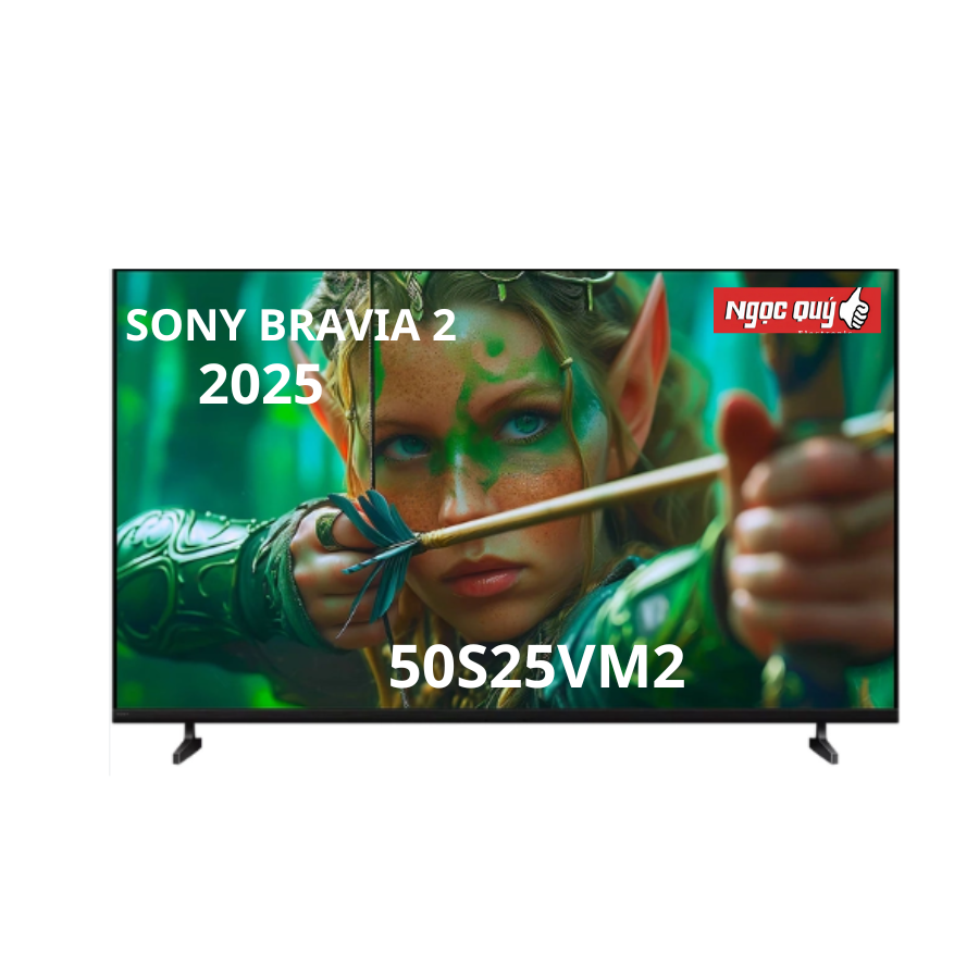Google Tivi Sony K-50S25VM2 4K 50 inch Mới 100% Mẫu 2025 Chính hãng