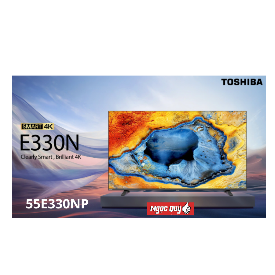Smart Tivi Toshiba AI 4K 55 inch 55E330MP Mới 100% Chính hãng