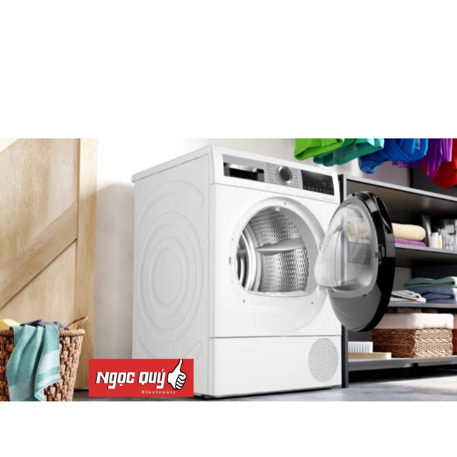 Máy sấy bơm nhiệt Bosch WQG24570SG Series 6 heat pump dryer 9 kg