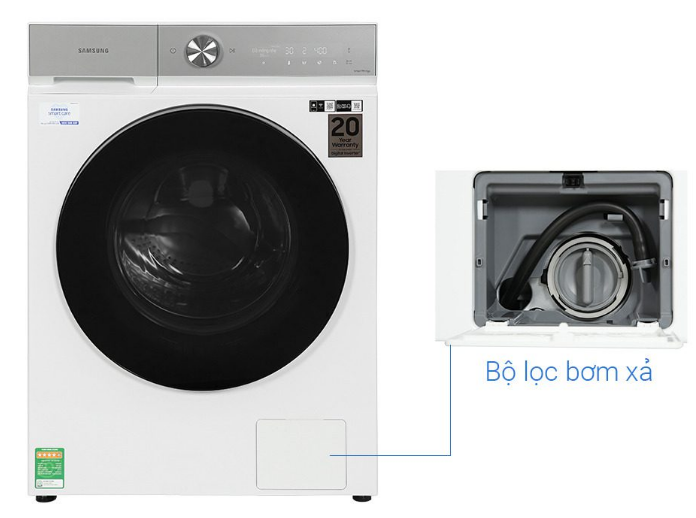Máy giặt sấy Samsung WD12BB944DGHSV Mới 100% chính Hãng