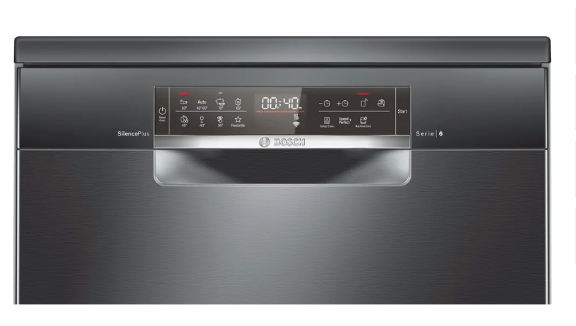 MÁY RỬA BÁT BOSCH SMS6ECC51E SERIE 6 ĐỘC LẬP MÀU ĐEN Hàng Châu Âu