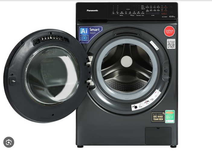 Máy giặt Panasonic Inverter giặt 10.5 kg - sấy tiện ích 2 kg NA-V105FR1BV Chính Hãng Mới 100%