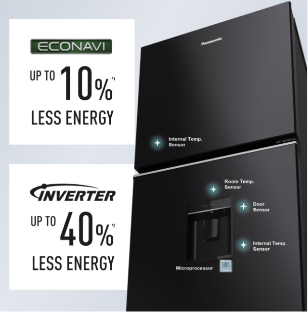 Tủ lạnh Panasonic Inverter 326 lít NR-TL351GVKV Giá Rẻ Mới 100% Chính Hãng