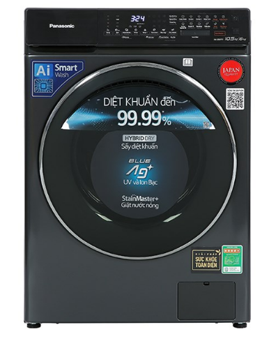 Máy Giặt Sấy Panasonic Inverter 10.5 Kg/6 Kg NA-S056FR1BV CHính Hãng Mới 100%