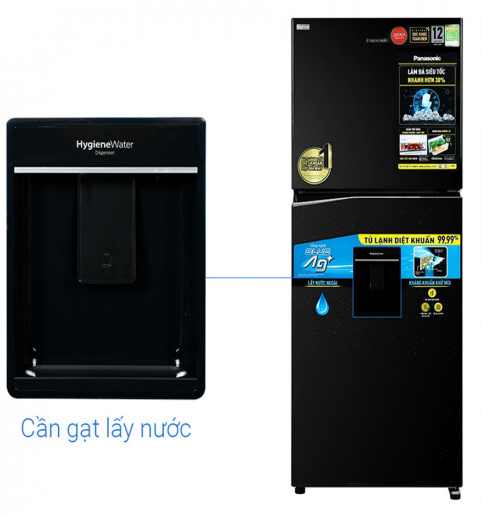 Tủ lạnh Panasonic Inverter 326 lít NR-TL351GPKV Mới 100% Chính Hãng