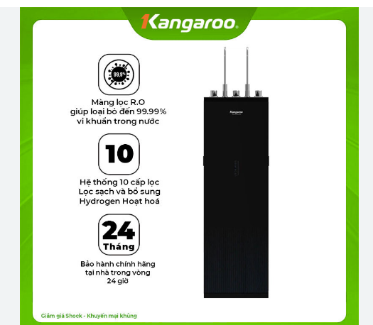 Máy lọc nước nóng lạnh Kangaroo KG10A15