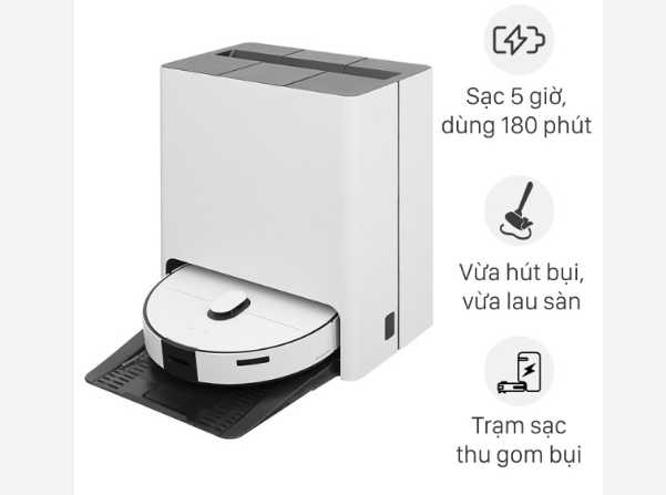 Robot hút bụi lau nhà Samsung VR7MD96514G/SV Chính Hãng mới 100%