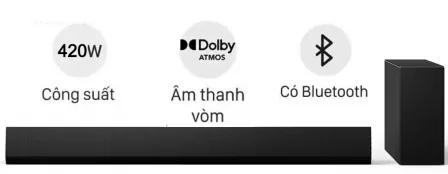 Bộ loa thanh LG SG10TY 420W  Mới 100%