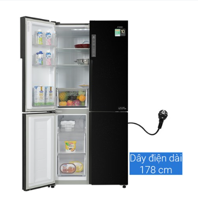 Tủ lạnh Aqua Inverter 456 lít Multi Door AQR-M525XA(FB)