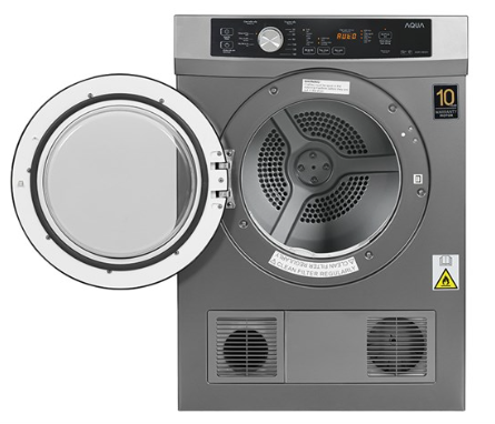 Máy sấy quần áo Aqua 8 kg AQH-V800H.SS