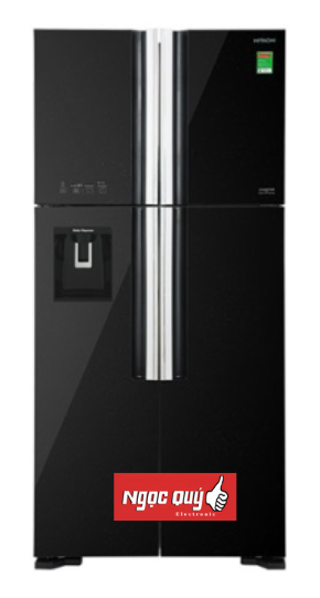 Tủ lạnh Hitachi Inverter 540 lít R-FW690PGV7 GBK Màu đen