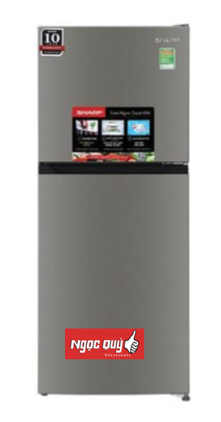 Tủ lạnh Sharp Inverter 197 lít SJ-X215V-SL