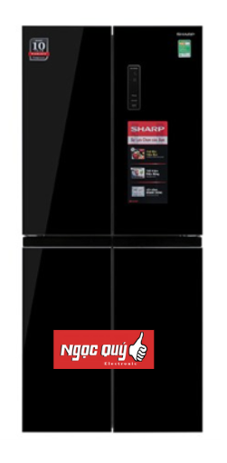 Tủ lạnh Sharp Inverter 362 lít Multi Door SJ-FX420VG-BK