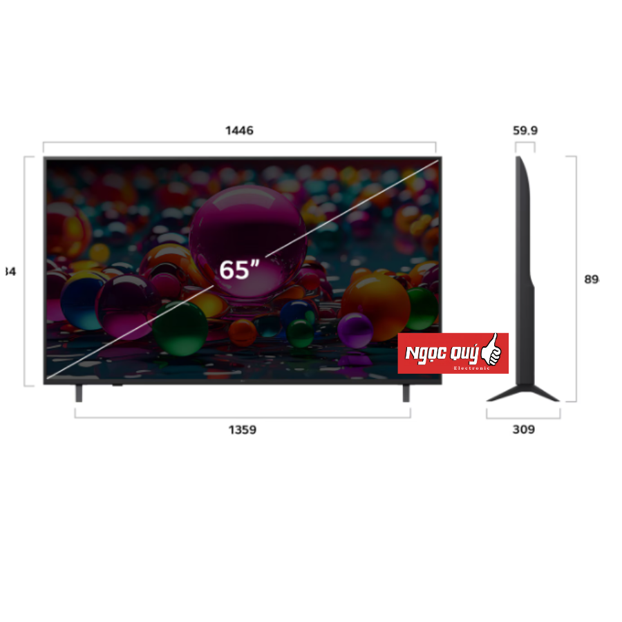 Smart Tivi LG 65 inch 65UA8450 UHD AI 4K 2025 Mới 100%
