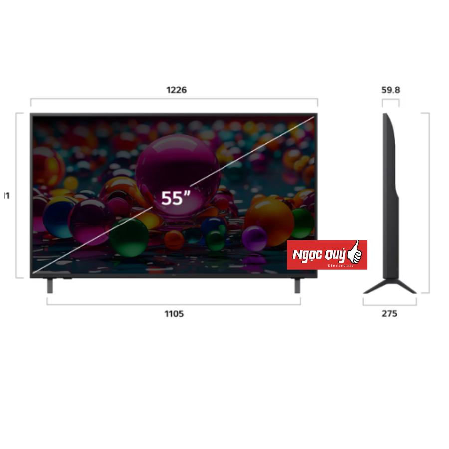 Smart Tivi LG 4K 55 inch 55UA8450PSA Chính Hãng Model 2025