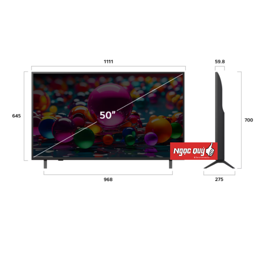 Smart Tivi LG 4K 50 inch 50UA8450PSA Chính Hãng Mẫu 2025  Chính Hãng