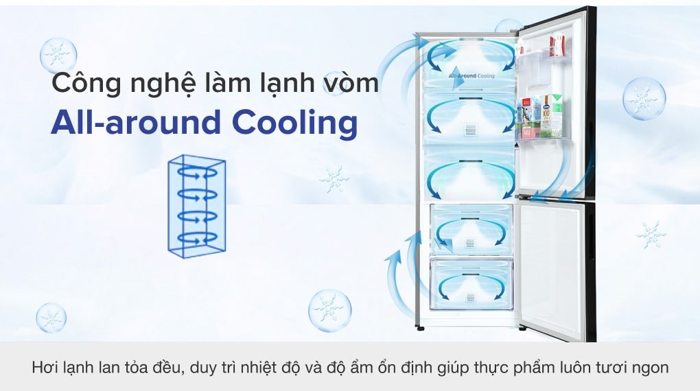 Tủ lạnh Samsung  RB27N4190BU/SV Inverter 276 lít